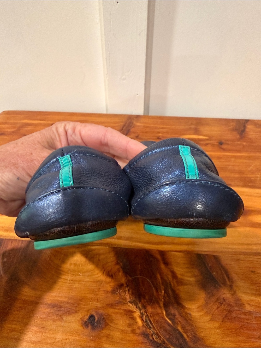 Tieks Limited Edition Midnight Blue Ballet Flats - Picture 4 of 7
